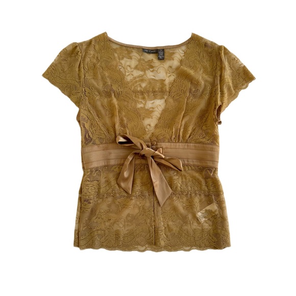 Apt. 9 Tops - APT. 9 Ribbon & Lace Top